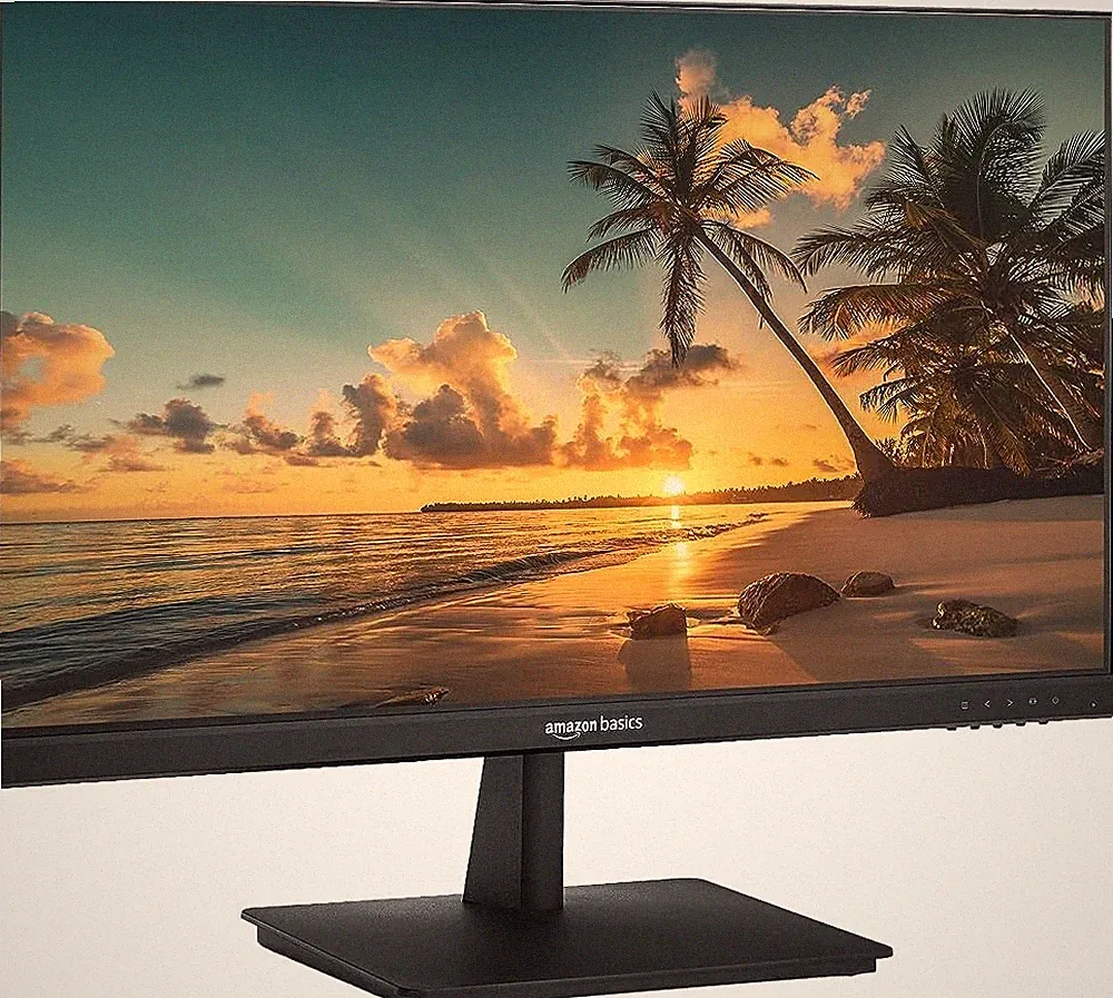 Amazon 24 Inch Monitor W/ AOC Technology, FHD 1080P, 75hz, VESA, Builtin Speaker