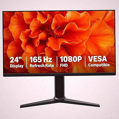 AMAZON BASICS 24" (23.8" Viewable) FHD 1080P 165Hz VESA 24M2020GNA - BLACK