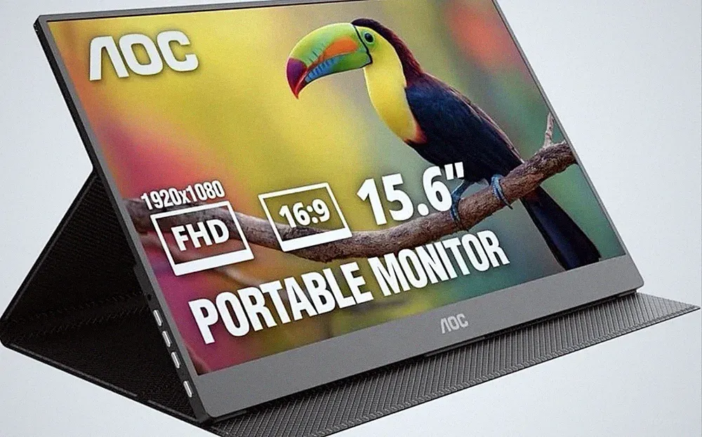 AOC 15.6” Portable Monitor (16T20) – FHD 1080p | IPS | USB-C