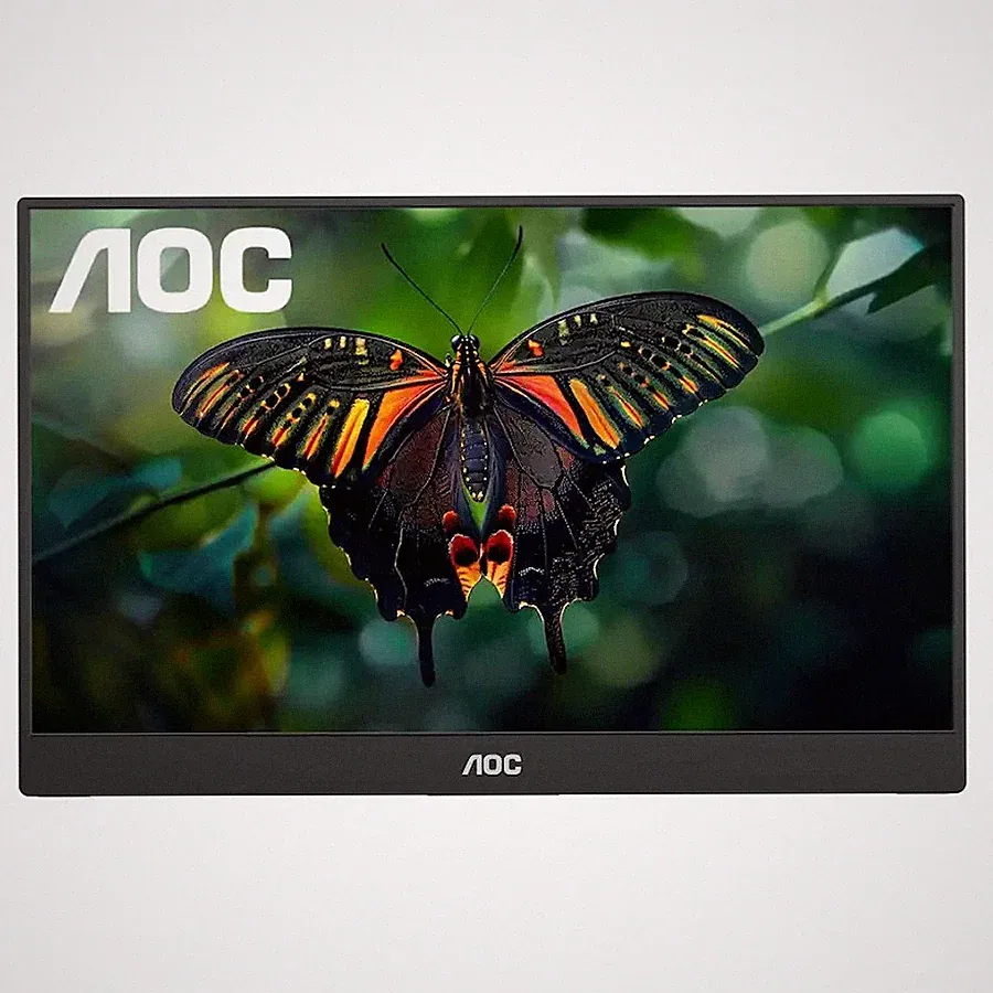 AOC - 16T15 15.6" IPS Portable Monitor, FHD, 1920x1080, 60Hz, 5Ms, USB-C,Carr...