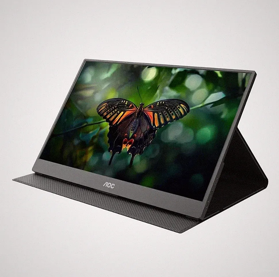 AOC 16T15 15.6" USB-C Portable Monitor 220 cd/m2 800:1 Speakers