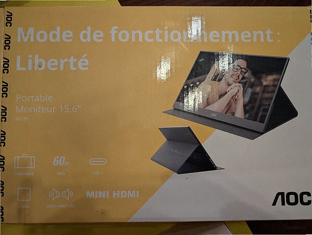 AOC 16T2 15.6" FHD IPS LED Portable Monitor - Black New in Sealed Box