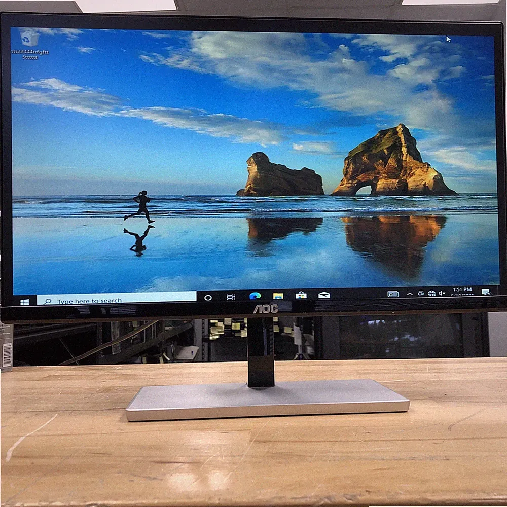 AOC 21.5" IPS LED Monitor 1920x1080 60Hz HDMI VGA I2279VWHE 215LM00055 Tested