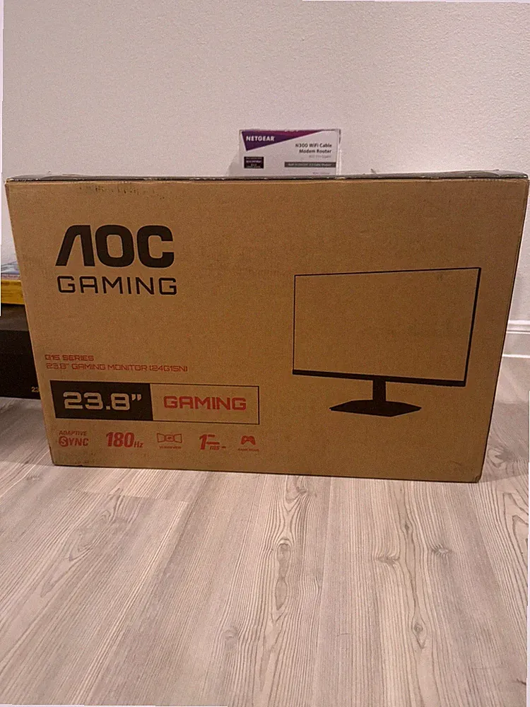 AOC 24G15N 24" Gaming Monitor, Full HD 1920X1080, 180Hz 1Ms, 1X HDMI 2.0