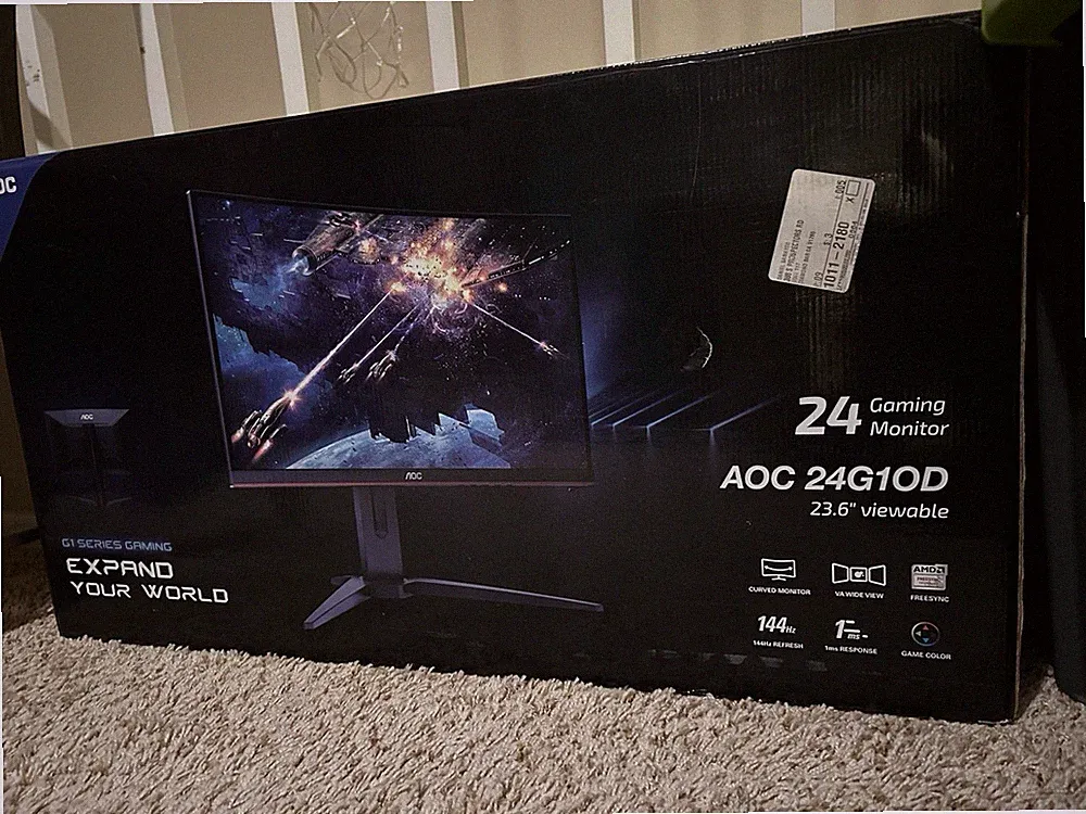 AOC 24G1OD 23.60 Full HD Gaming Monitor (144hz 1080)