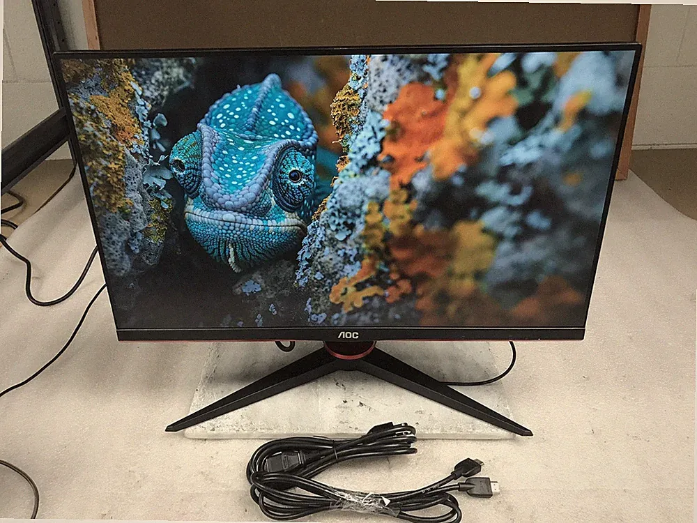 AOC 24G2 24G2E 23.8" 144 Hz Frameless Gaming Monitor - Stand Pwr HDMI Cable Inc