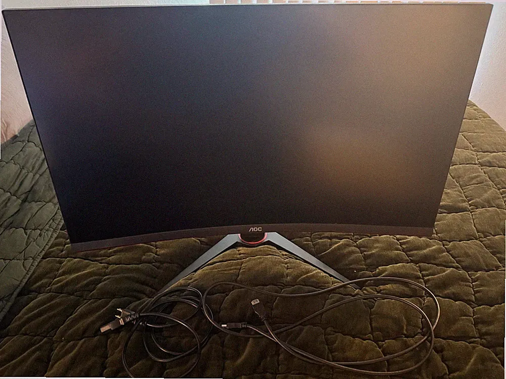AOC 32" 240Hz, Curved Frameless Gaming Monitor, Full HD 1920x1080, C32G2ZE