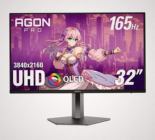 AOC AG326UD 31.5" 4K QD-OLED Gaming Monitor 3840x2160 165Hz 0.03ms G-SYNC HDR400