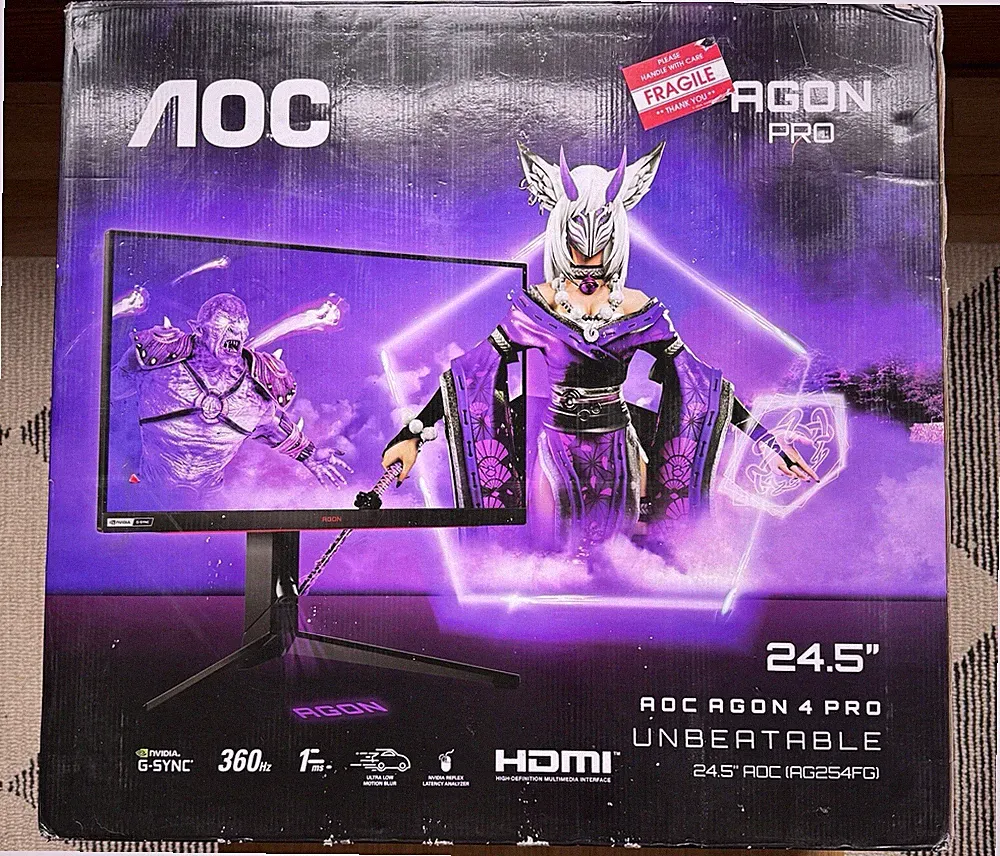 AOC AGON 4 Pro 24.5 Gaming Monitor Full HD