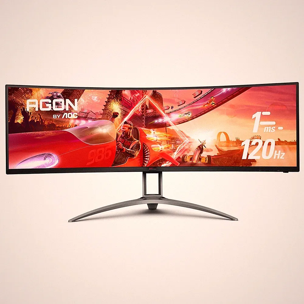 AOC Agon Curved Gaming Monitor 49" AG493UCX Dual QHD 5120x1440 VA Panel 1ms