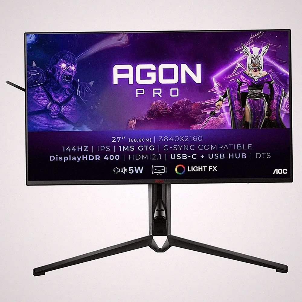AOC AGON PRO AG274UXP 27"16:9 4K Ultra HD 144Hz Nano IPS WLED HDR Gaming Monitor