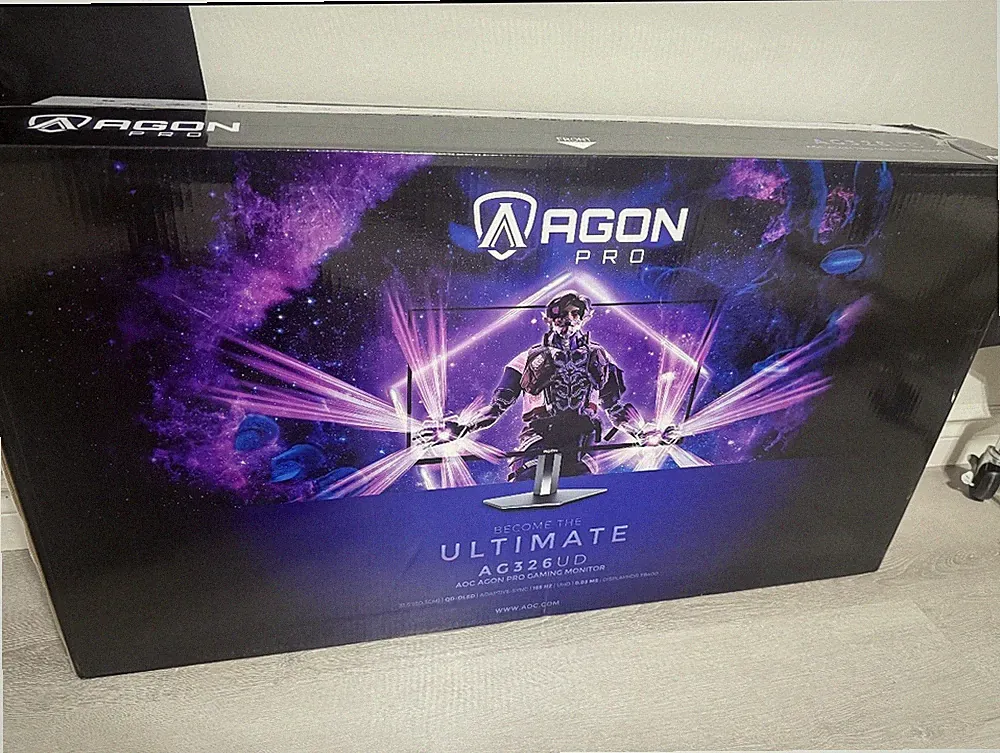 AOC AGON PRO AG326UD 32” QD-OLED 4K 165Hz GamingMonitor Used Excellent Condition