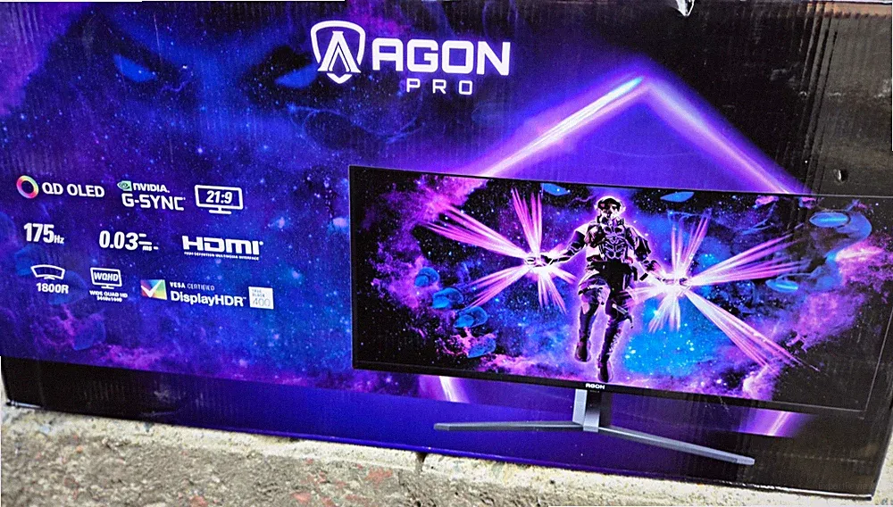 AOC AGON PRO AG346UCD 34in QD-OLED Curved 3440x1440 175Hz G-SYNC