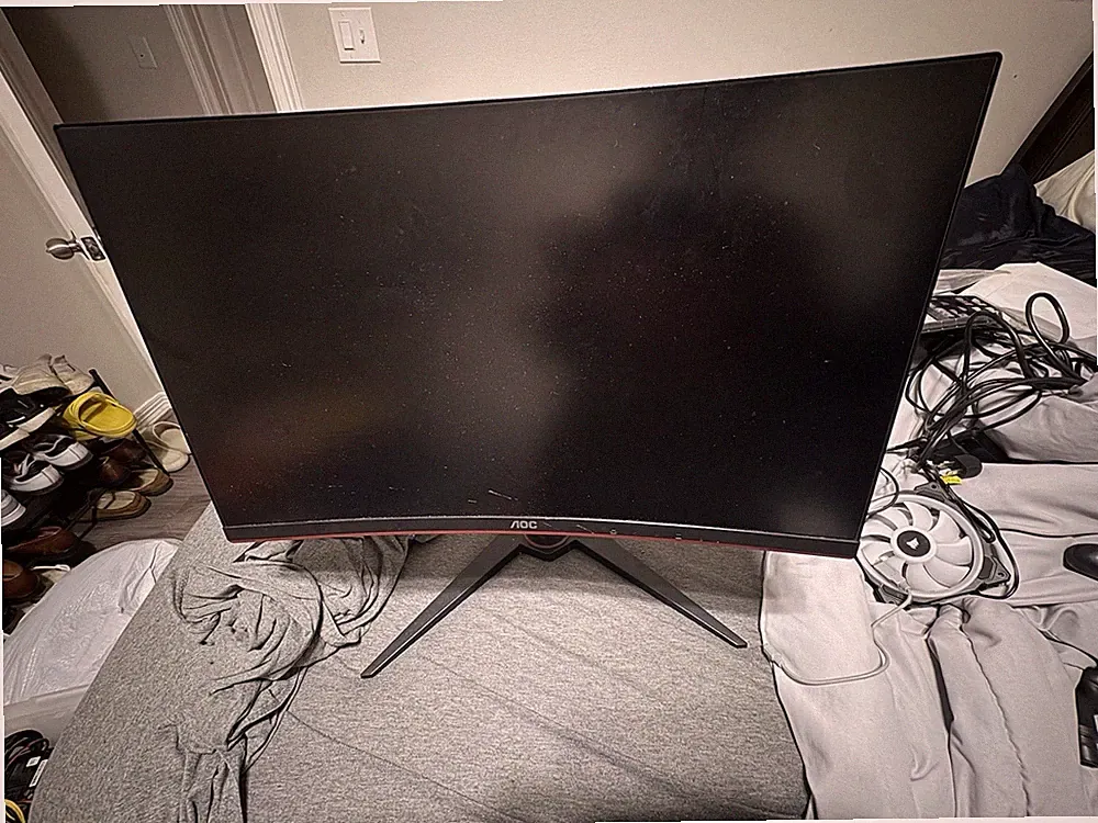 AOC C24G1 24" Curved Frameless Gaming Monitor FHD 1080p 1500R VA Panel 1ms 144Hz