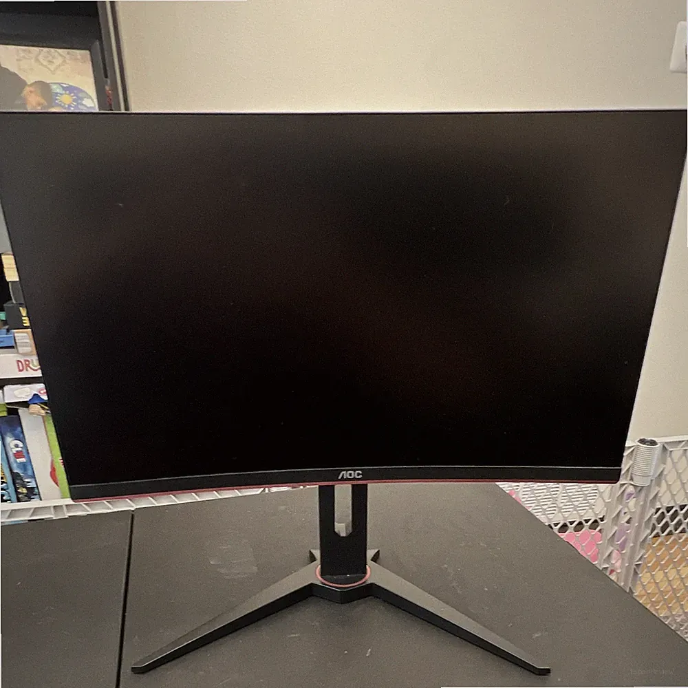 AOC C24G1 24" Curved Gaming Monitor 144Hz 1ms 1080p HDMI DP D-Sub Black/Red