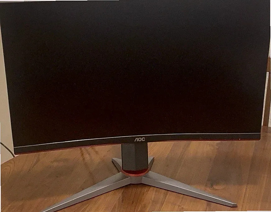 AOC C24G2 24in Curved Gaming Monitor 165Hz 1ms 1080p HDMI DP VGA