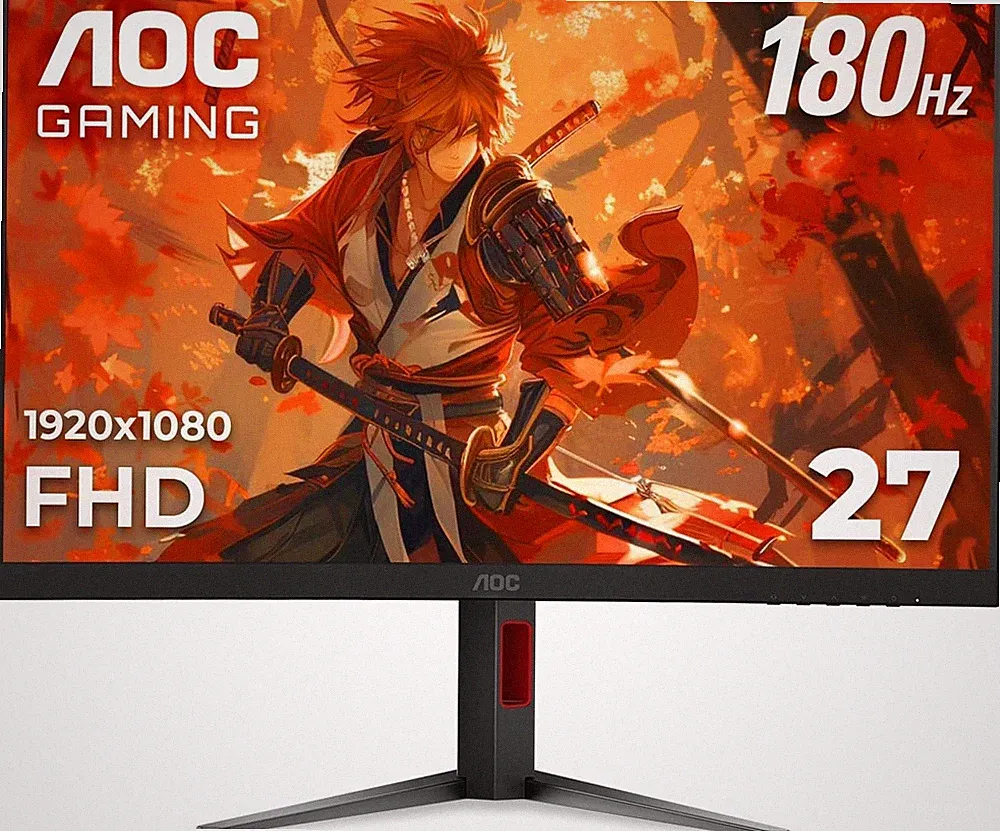 AOC C27G4H 27" Curved Gaming Monitor FHD 1080P Adaptive Sync Height Adjustable