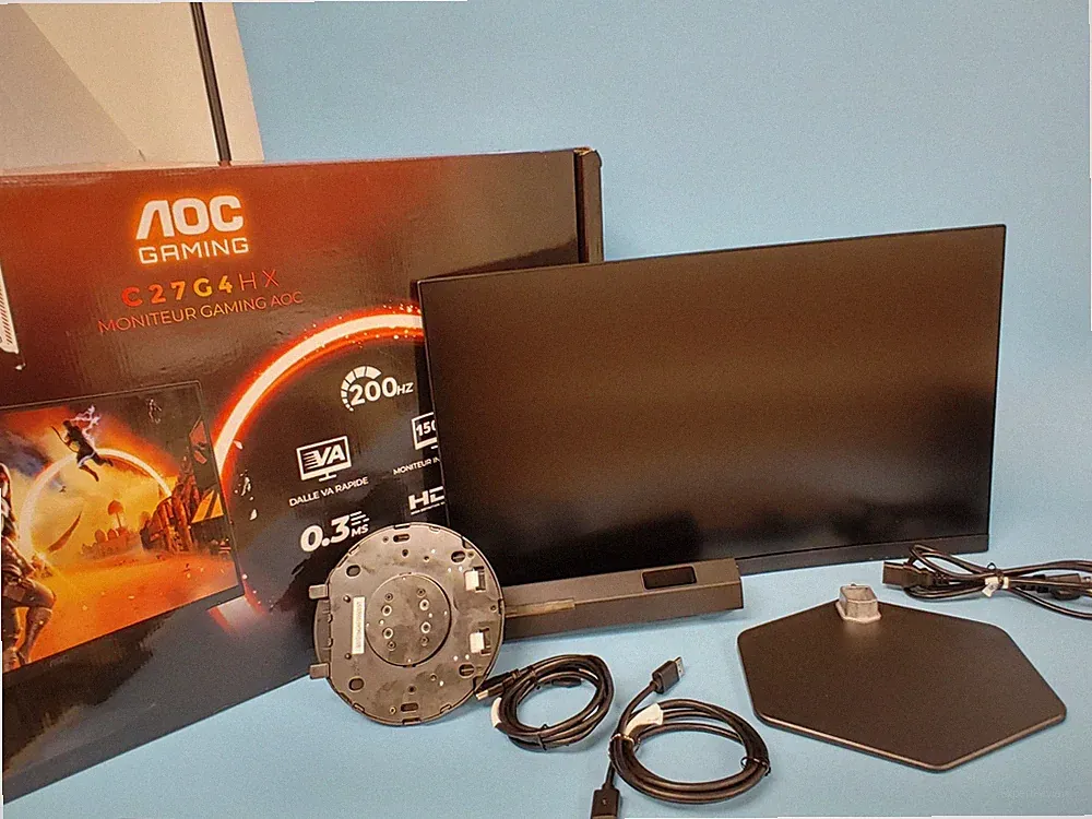 AOC C27G4H" VA Panel Curved Gaming Monitor LED FHD 1920x1080 200Hz Freesync