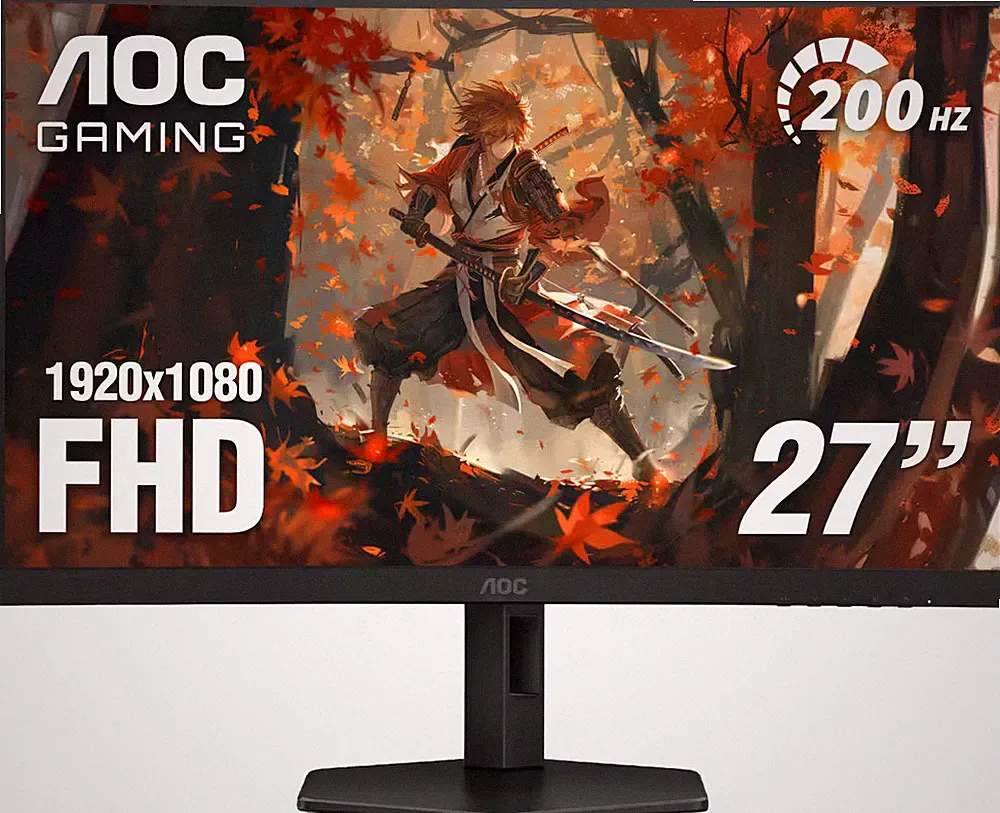 AOC - C27G4HX 27" VA Panel Curved Gaming Monitor, LED, FHD (1920x1080), 200Hz...