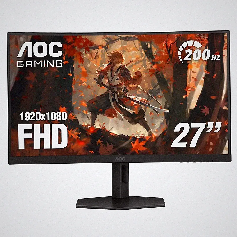 AOC C27G4HX 27" VA Panel Curved Gaming Monitor LED FHD 1920x1080 200Hz Freesync