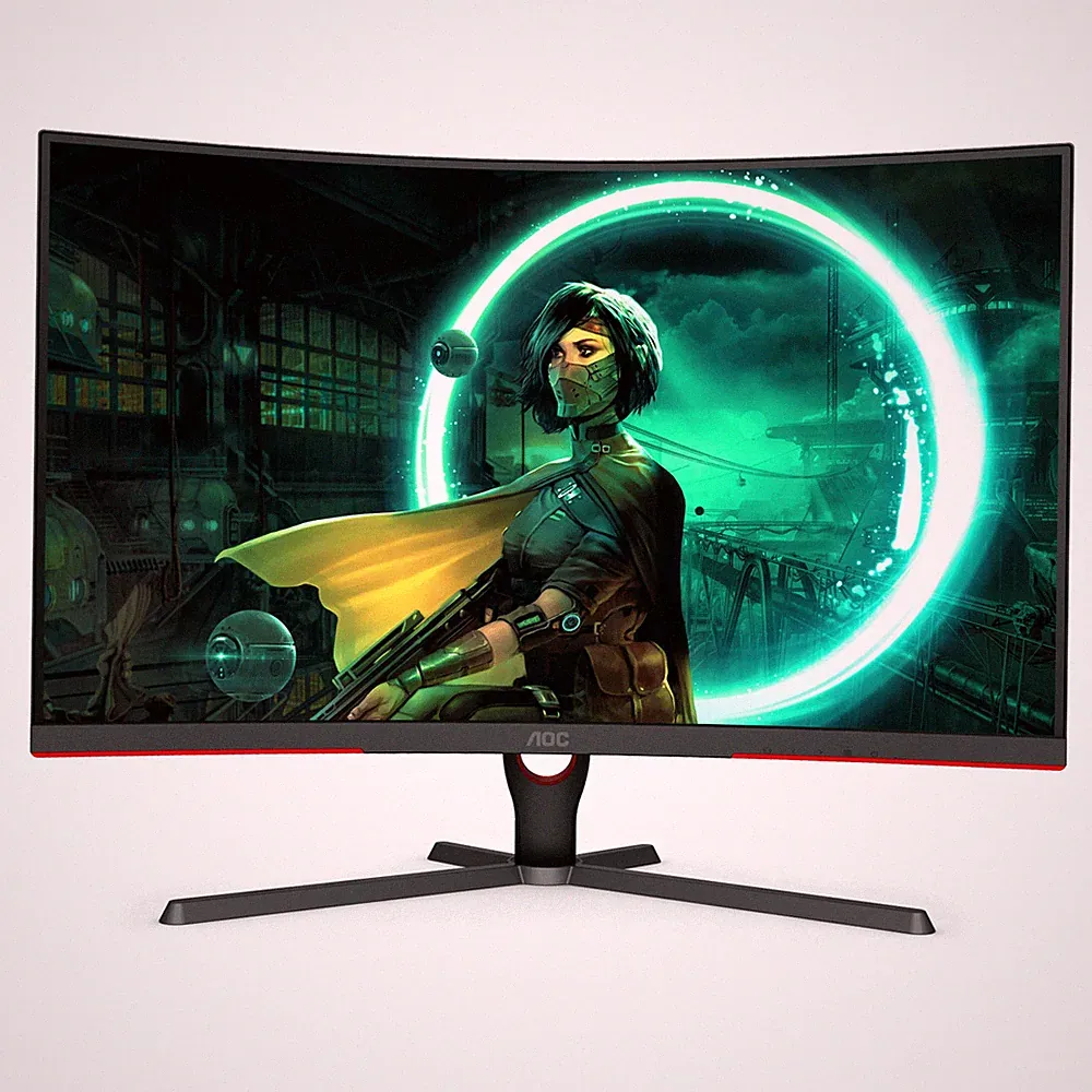 AOC CQ32G3SE 32" Curved Frameless Gaming Monitor 2K QHD 1000R Curved VA 165Hz