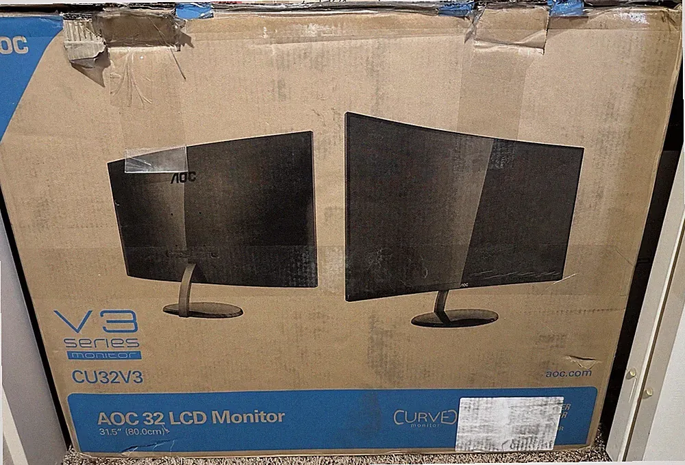 AOC CU32V3 32" Curved 4k Monitor
