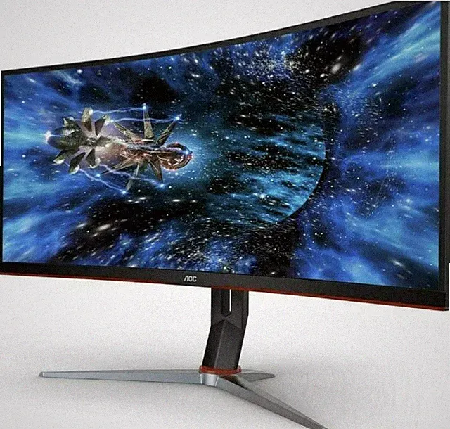 AOC CU34G2X 34" Up to 144hz 1ms Curved Frameless Immersive Gaming Monitor