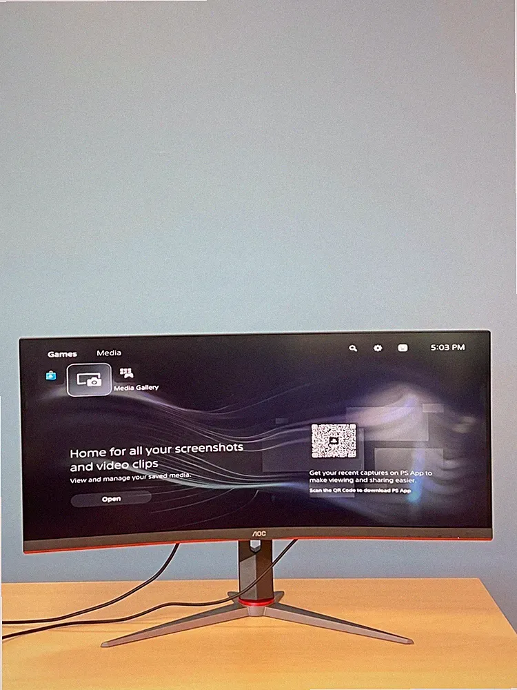 AOC CU34G2XP 34" Curved Gaming Monitor Black w/ Power Cable, HDMI & Box