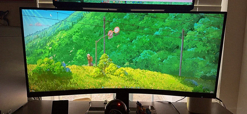 AOC CU34G2XP 34" Curved Gaming Monitor WQHD 3440x1440, 180Hz, 1ms