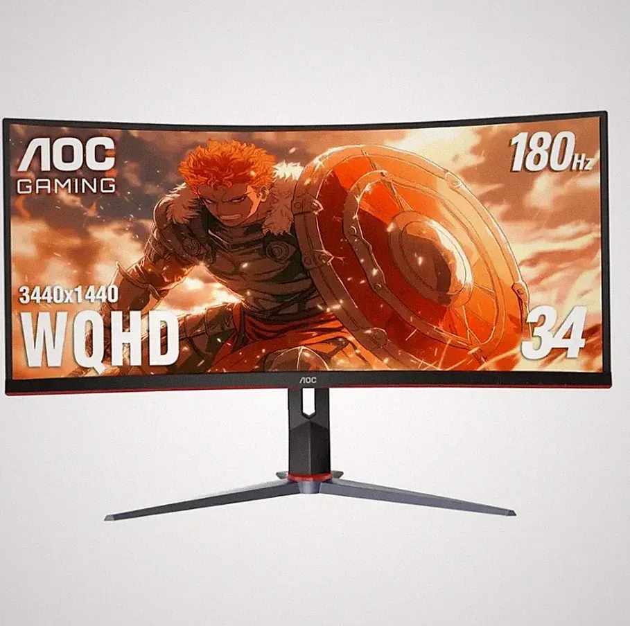 aoc gaming monitor 34 inch curved