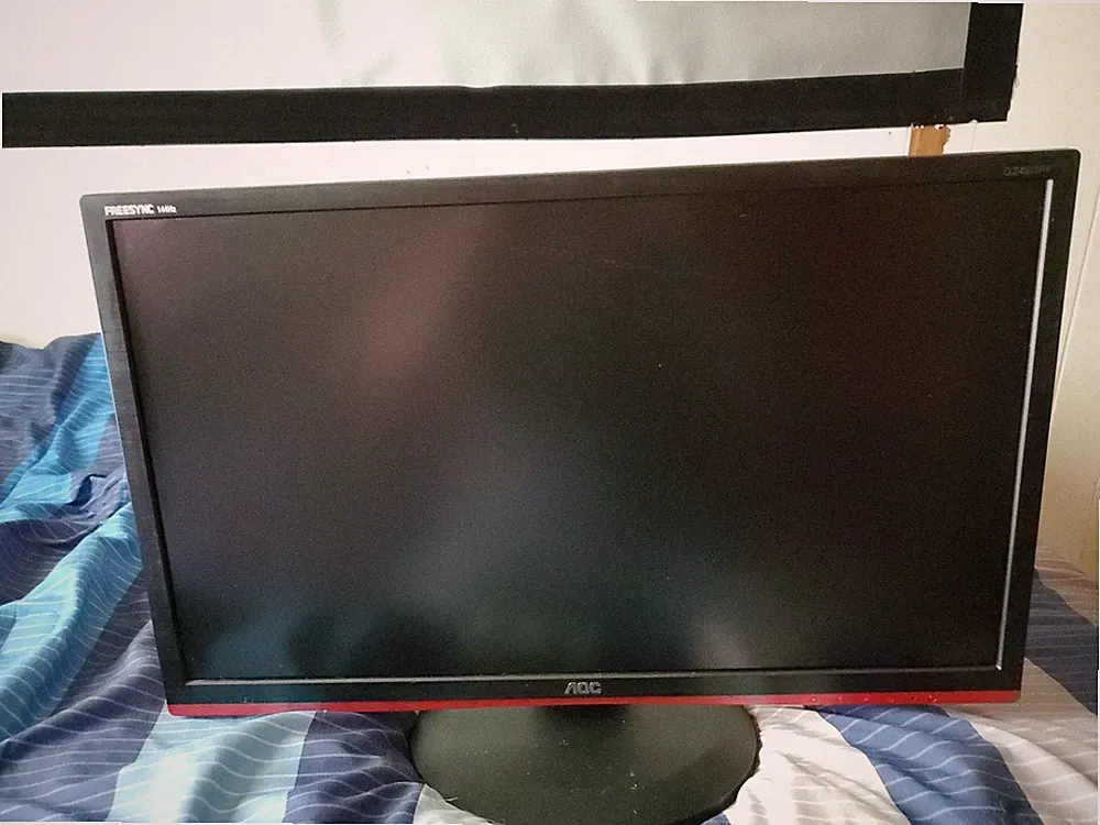 AOC G2460PF 24” Gaming Monitor, FreeSync, FHD (1920x1080), TN Panel, 144Hz, 1ms