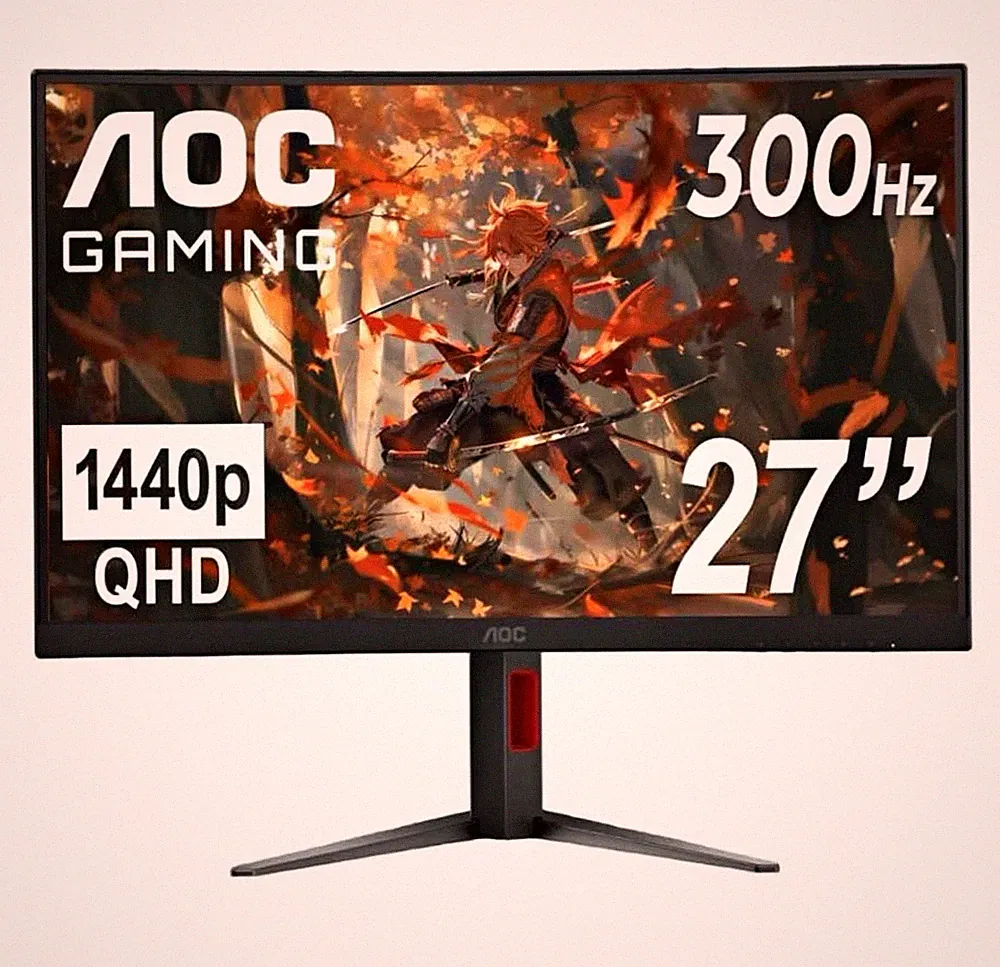AOC Gaming CQ27G4ZH 27" QHD 2560x1440 Curved 300Hz 0.3ms HDMI/DP