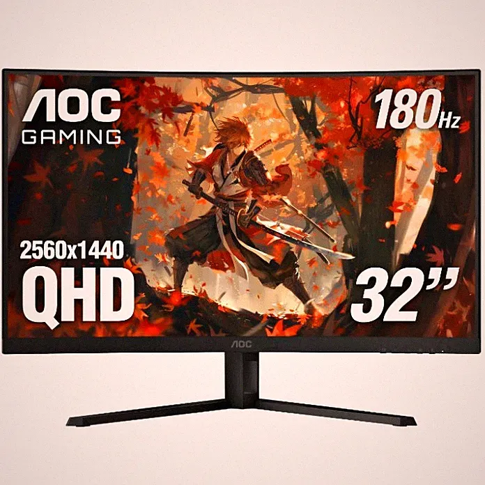 AOC Gaming CQ32G4VE 32in Curved QHD 2560x1440 180Hz VA 0.5ms