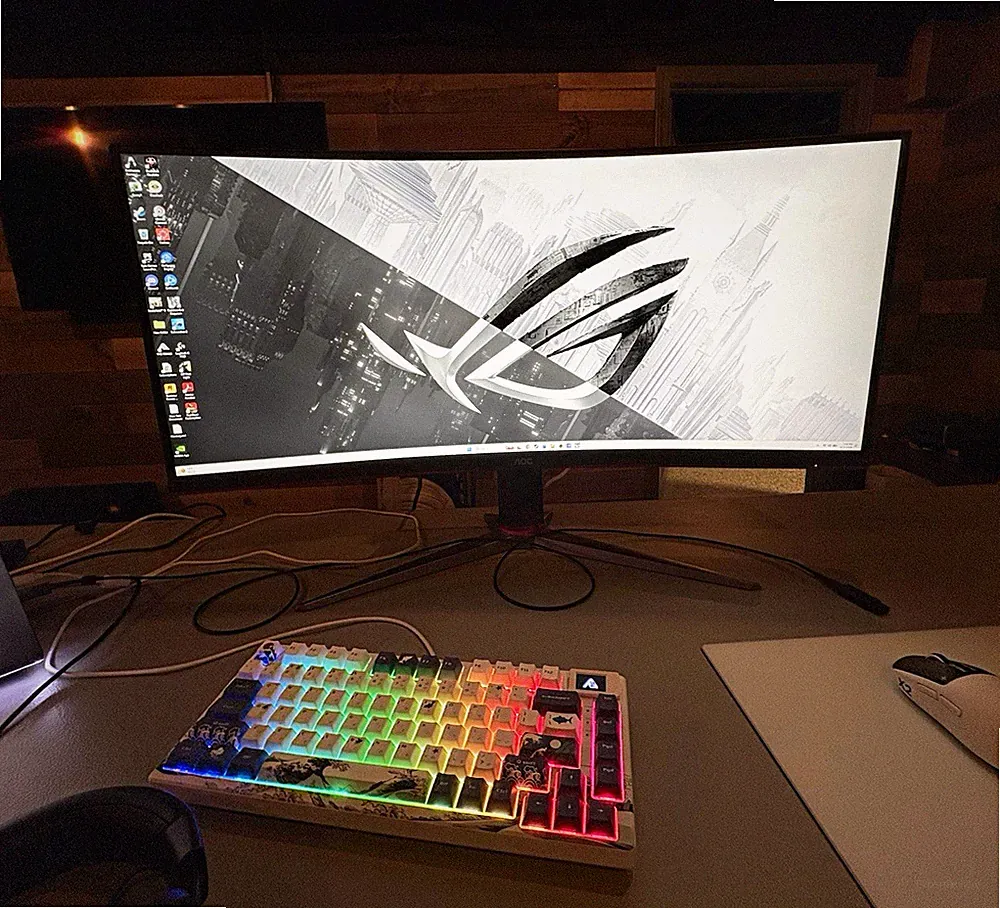 AOC Gaming CU34G2XP 34" Curved WQHD 180Hz 1ms FreeSync HDR400 Black