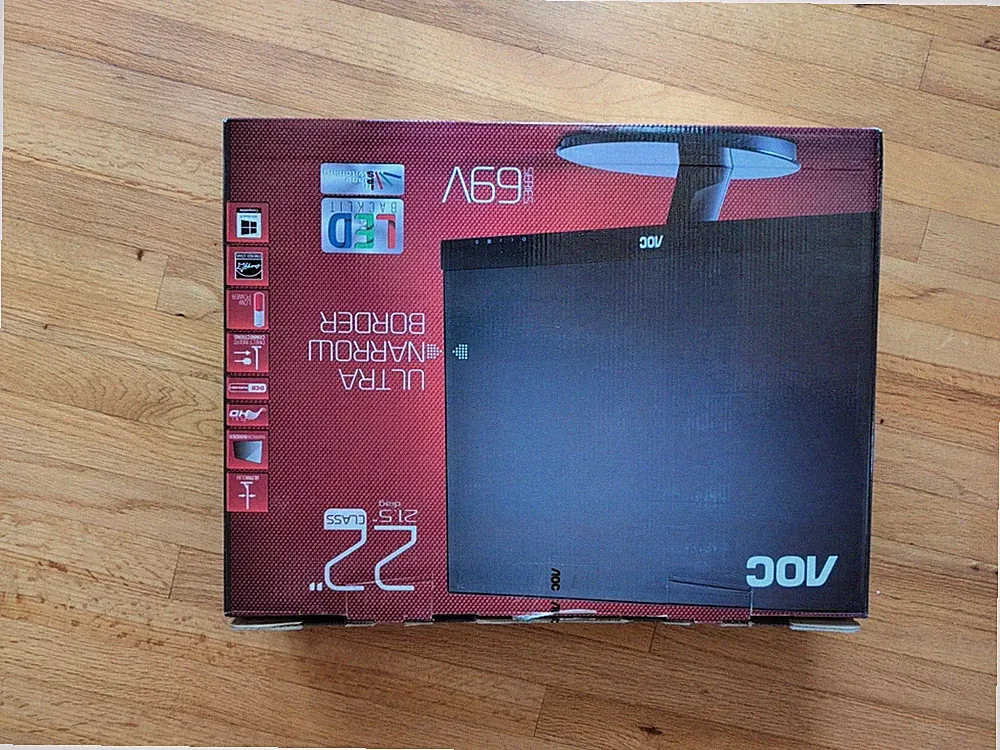 AOC I2269Vw 22" IPS Full HD (1920 x 1080) LED Backlit Monitor VGA Tested WORKS