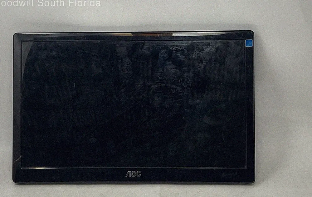 AOC Model 156LM00005 Black LCD USB Portable Monitor Not Tested