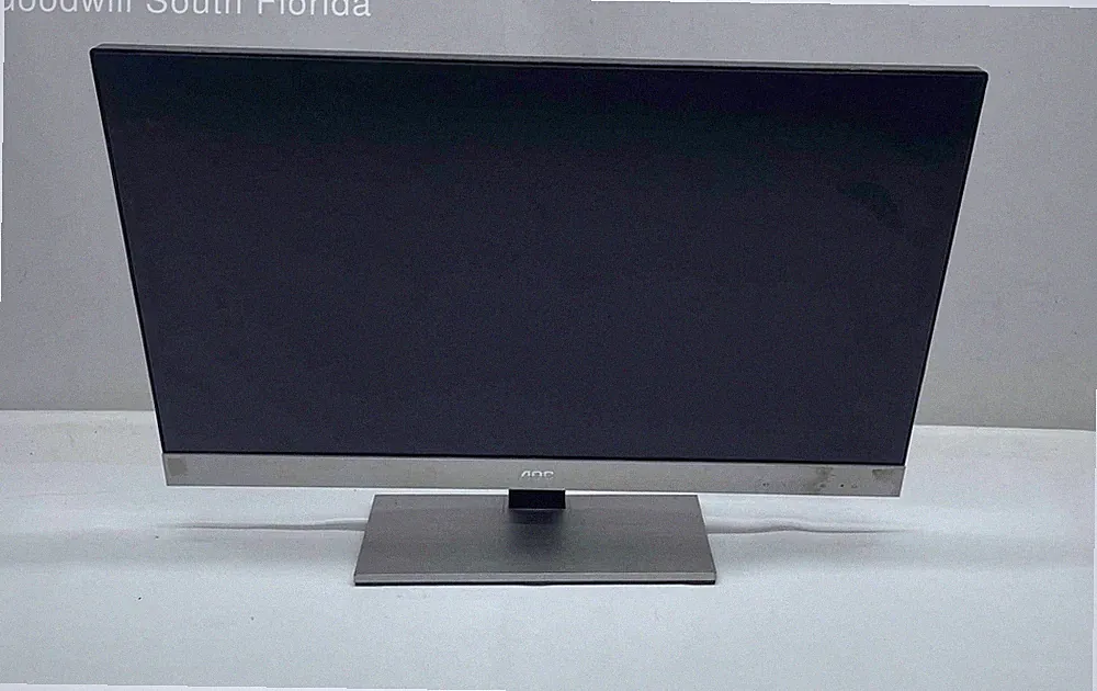 AOC Model 270LM00005 Black Silver Portable Monitor Screen Not Tested