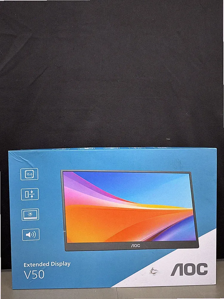 AOC Portable Monitor 15.6'' FHD 1080P IPS 125% sRGB, USB-C HDMI Travel Monitor f