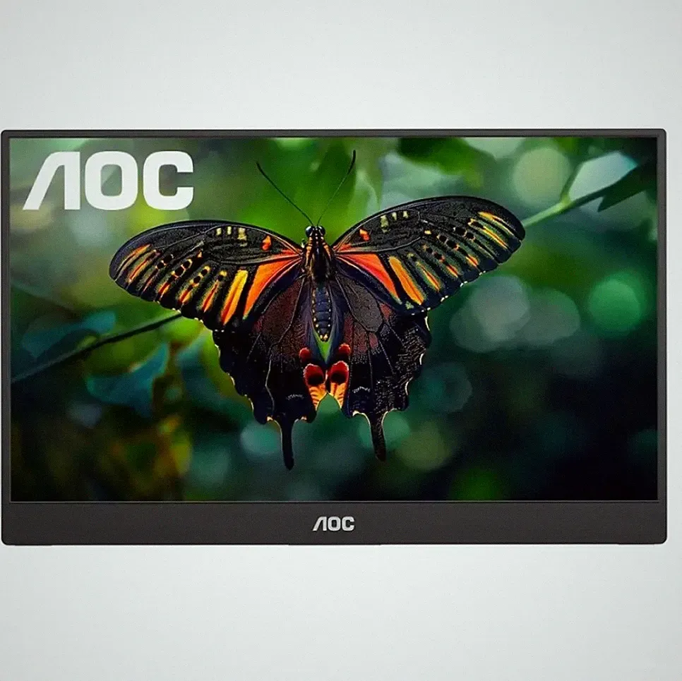 AOC Portable Monitor 15.6" FHD IPS 1920x1080 60Hz 5Ms with Carry Case for Travel