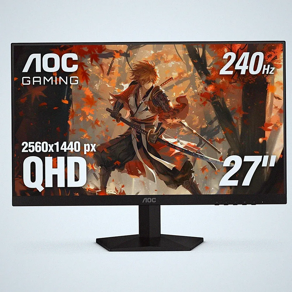 AOC Q27G41ZE 27'' QHD Gaming Monitor 240Hz 0.3ms IPS 2560x1440 HDR VESA Mount