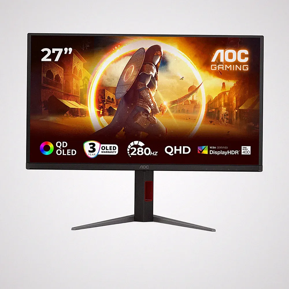 AOC Q27G4ZD27'' QD-OLED QHD 280Hz G-Sync Gaming Monitor "ONE of ONE"