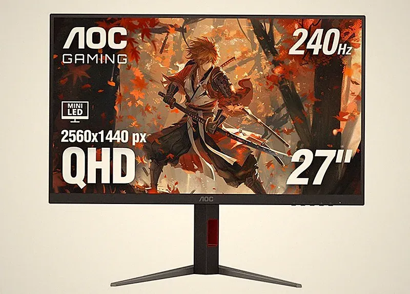AOC Q27G4ZMN 27" Mini-LED 240hz Gaming Monitor - No Original Box or stand