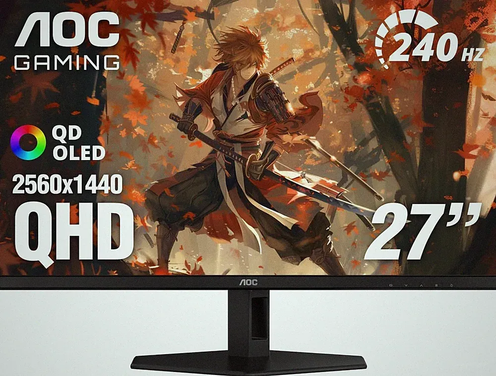 AOC Q27GAZD 27" QHD 240Hz QD OLED G-SYNC 0.03ms Monitor