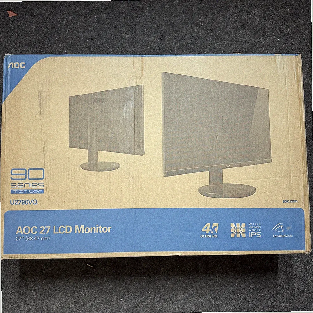 AOC U2790VQ 27" 4K UHD 3840x2160 UHD Frameless Monitor IPS, 108% sRGB, 5ms