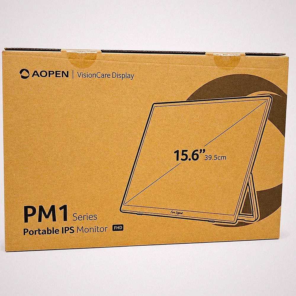 AOPEN 15.6" PM1 Portable IPS Monitor 16PM1Q J FHD 60Hz USB-C Black