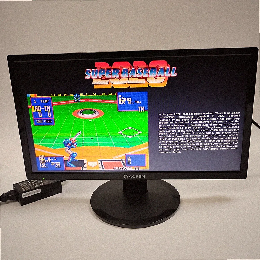 AOPEN 20CH1Q bi 19.5" LED LCD Monitor HDMI Desktop Display Screen 12V w/Adapter