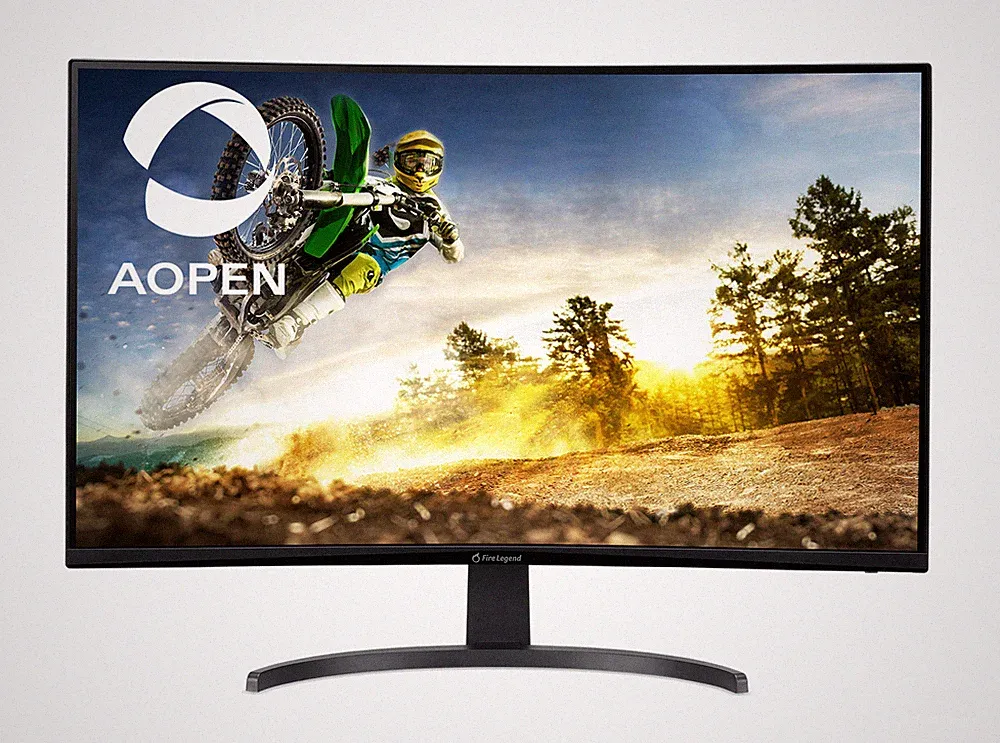 AOPEN 31.5" 32HC5QU S3 Monitor Curved 2560 x 1440 180Hz 250Nit 1ms 75x75