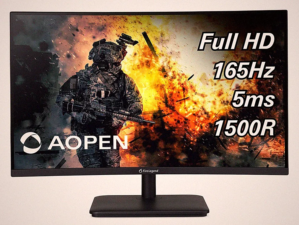 Aopen By Acer 27HC5R Pbiipx 27 Inch 1500R Curved Full HD 1920 X 1080 Va 6E