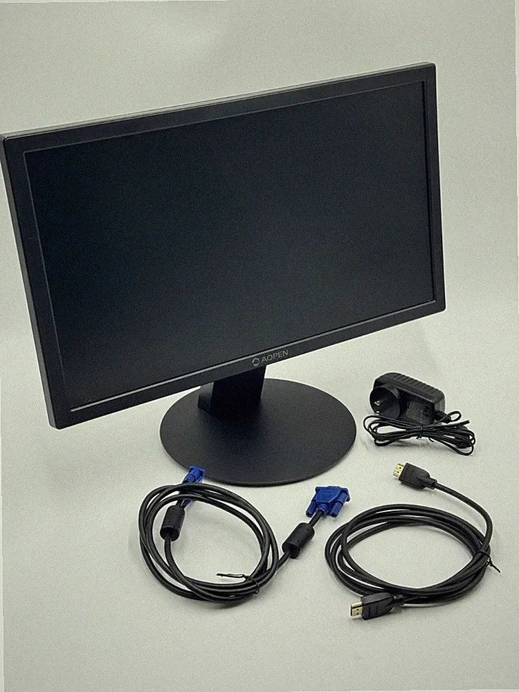 AOPEN E0 20E0QBI 20" 1600x900 75Hz Computer Monitor W/ Power HDMI VGA Cables