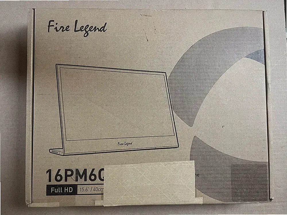 AOPEN Fire Legend Touchscreen 15.6 FHD IPS Portable Monitor Ultra Slim (16PM6QT)